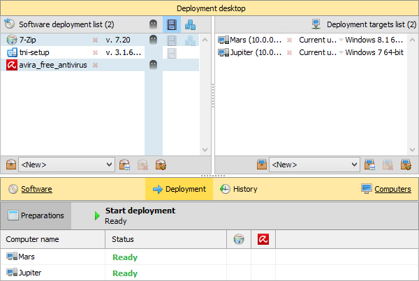 Total Software Deployment screen shot