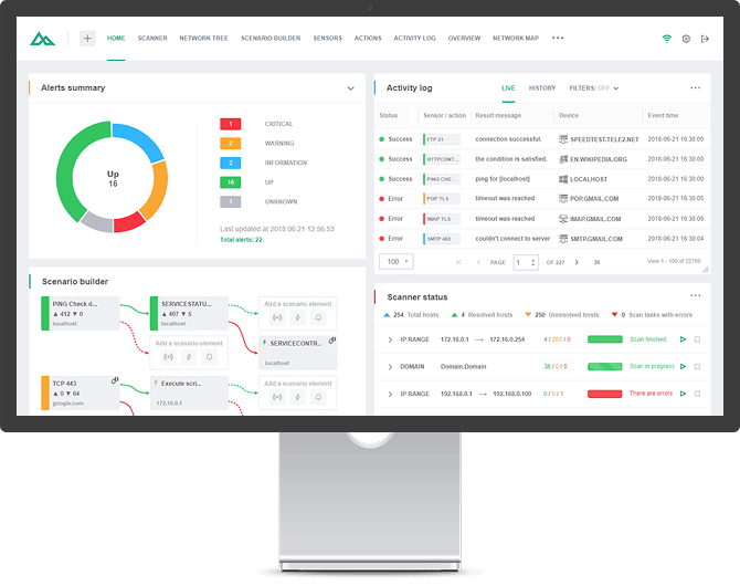 Network management software: network inventory, server monitoring ...