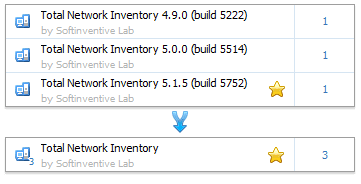 Consolidating software versions