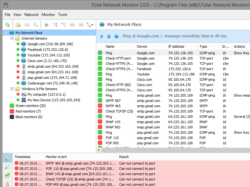 Windows 8 Total Network Monitor full